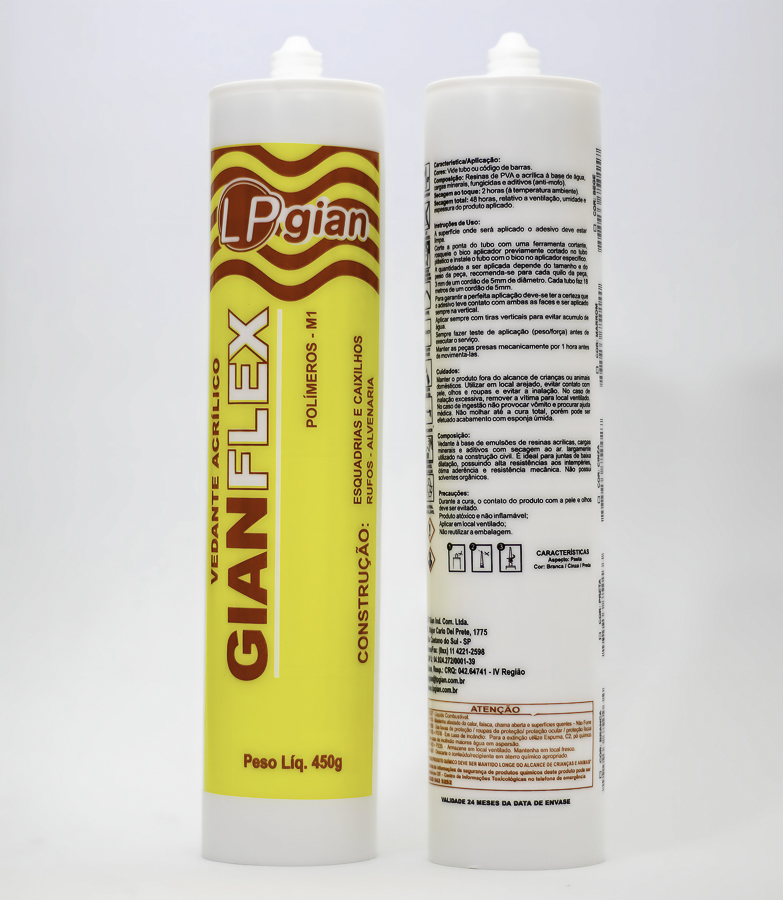 Silicone Acrílico Gianflex Tubo 450g